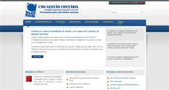 Desktop Screenshot of cmsgestaocontabil.com.br