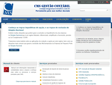 Tablet Screenshot of cmsgestaocontabil.com.br